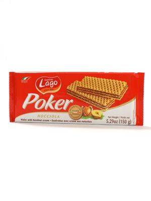 Вафли Gastone Lago Poker с ореховой начинкой, 150 г